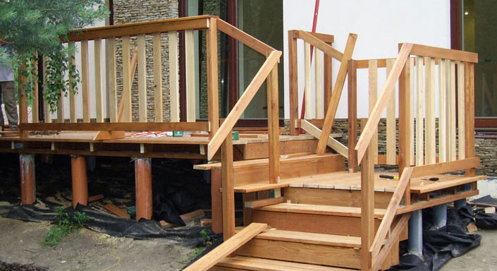 budowa schodów tarasowych